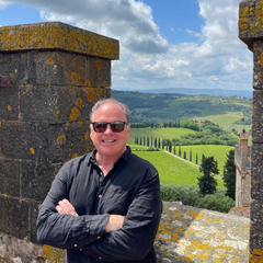 Craig at Castello di Poppiano